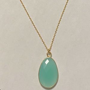Johnny Was AQUA CHALCEDONY Necklace